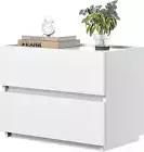 Stackable 2 Drawer Dresser, Small Dressers for Closet, Wood Storage Cabinet for