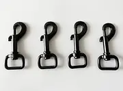 4 Pcs Swivel Eye Bolt Snap Hooks Heavy Duty Dog Leash Clips Dog Leash Snaps Hooks Trigger Clip Clasps for Dog Leashes, Backpacks, Straps, Harnesses