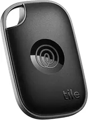 [Tile] by Life360 Pro (2024) - Powerful Bluetooth Tracker, Key Finder and Item Locator for Keys, Bags and More, Both iOS and Android Compatible, Phone Finder, Pack of 1 (Black)