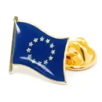 在飛比找momo購物網優惠-【A-ONE 匯旺】EU 歐盟 國旗別針 胸針 別針徽章 國
