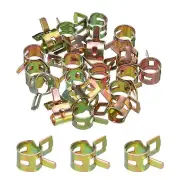 ID 9mm 11/32inch Fuel Line Hose Clips,Pipe Clamps,Spring Hose Clamp,20PCS