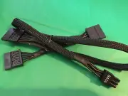 eVGA 6 pin to 3x SATA DRIVER POWER cable FOR EVGA SuperNOVA 1200-650,ORIGINAL