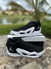 Size 13 Nike Air Jordan Tatum 1 Tb Men’s Basketball Shoes Black-White FB2863-001