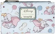 [Loungefly] Disney Dumbo Allover Print Bi-fold Wallet, Blue, Medium