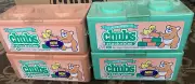 Lot of 12 - Vintage Chubs Stackable Building Block Lego Storage Containers - NEW