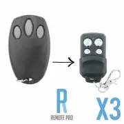 3 x Vicway C945/94335E Replacement Garage Remote Control VR650/VR850