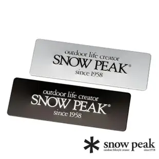 【Snow Peak】Snow Peak 金屬銘牌貼紙 LETTER-2022雪峰祭春限定 FES-158 兩入四張組合(戶外.登山.露營)