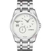 在飛比找PChome24h購物優惠-TISSOT Couturier 建構師偏心系列機械腕錶-銀