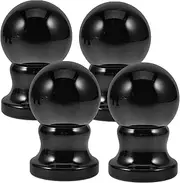 Gatuida 4Pcs Flagpole Finial Toppers Durable Plastic Flag Ornaments for Easy Installation Outdoor Garden Flag Poles