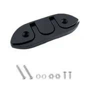 Lohobby 120mm Boat Flip up Folding Pull up Cleat W/Screws Hardware Black