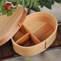 在飛比找蝦皮購物優惠-日本訂單 木質便當盒 單層 白色便當盒 木質飯盒 實木 環保