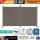 2-Panel Room Divider Privacy Screen Partition Stand Folding Privacy Screen