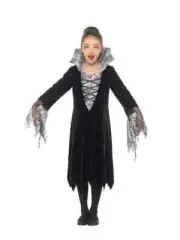 Spider Vampiress Vampire Costume Dracula Gothic Count Horror Halloween Child