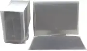 Computer Dust Cover, Monitor +Keyboard+Cpu Tower Desktop 3 Pieces Set PC Dust P