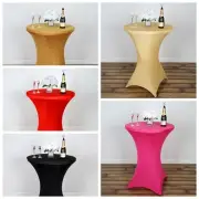 10 pcs 36" Cocktail SPANDEX Fitted Table Cover Tablecloth Wedding Linens