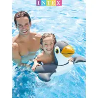 在飛比找ETMall東森購物網優惠-INTEX兒童游泳圈3-6歲遮陽座圈寶寶坐圈兒童浮圈嬰幼兒加