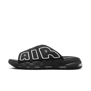 Nike W AIR MORE UPTEMPO SLIDE 女休閒拖鞋-黑-FD5983001 US5 黑色