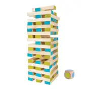 Colourful Giant Tumbling Tower by BS Toys. 50cm - 110cm+