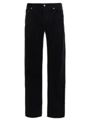 [Saint Laurent] Saint Laurent-Corduroy Trousers Pantaloni Nero-Uomo 33