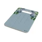 Kelly Lane Country Ceramic Hydrangea Blue Grazing Plate Trivet