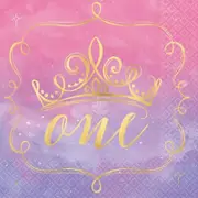 Disney Princess Once Upon A Time Lunch Napkins 16pk