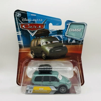 Disney Pixar Cars - VAN WITH STICKERS LENTICULAR My Eyes Change - 1:55 Diecast