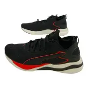 Puma Softride Rift Tech Running Shoe Puma Black/High Risk Red US Men's 11.5