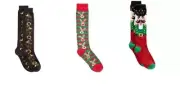 NWT Charter Club Women's Holiday Socks- Nutcracker,Mistletoe, & Reindeer Sz 9-11