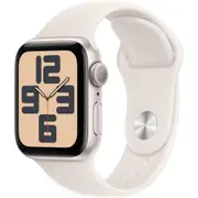 Apple Watch SE 40mm Starlight Aluminium Case GPS Sport Band (M/L) [2024]