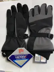 SKI GLOVES Bizzliz Boodun Hipora W/Insert Sz Large Black Breathable, Waterproof