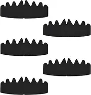 [KWAGOCAR] 5 Pcs Black Baseball Caps Inserts Shapers Flexible Washable Reusable Hat Liner Cap Fitter Inserts Felt Hat Sweat Liner Hat Support Brim Hat Crown for Snapback Caps Fitted Caps Ball Sports Caps