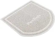 PetSafe Anti-Tracking Litter Mat - Traps Crystal and Clay Clumping Cat Litter - Durable Mesh Material - Easy to Clean Mat - Compatible with All Cat Litter Boxes - Small Size