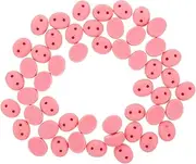 OFFIGAM 50pcs Resin Pig Snout Stuffed Animal for DIY Toys Educational Crafts Boys and Girls' Costumes and Plush Doll Decor
