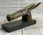 Donkey Head Bronze Metal Bust Sculpture Art on Marble Base after Pablo Picasso
