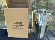 Brand New Crate and Barrel WINE COOLER CLASSIC TAPERED Stainless Steel In Box