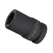 6-Point Impact Socket 1" Square Drive 27mm Socket for DIY Repairs