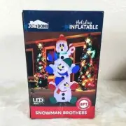 Joiedomi Snowman Brothers 6' LED Holiday Inflatable