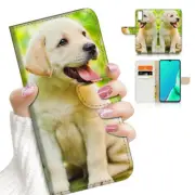 ( For Vivo Y22s ) Wallet Flip Case Cover AJ23256 Labrador Dog Puppy