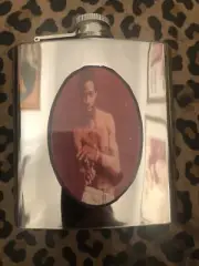 Retro Soul Al Green Love And Happiness Silver Flask - 6 fl. oz. Stainless Steel