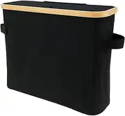 Toilet Paper Storage Organizer,Toilet Paper Storage Container,Toilet Tissue Storage Bin,Toilet Roll Storage,Toilet Paper Storage Basket with Lid,Waterproof Toilet Paper Storage Basket for Home (Black)