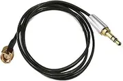Xiaojiang Store SMA Male to 3.5mm Male p/Lug Fit Fit Compatible CC/TV Camera Monitor an/Ten';na Au-dio RG174 Pigtail Cable 15/20/30/50cm 1/2/3/5/10m(1m)