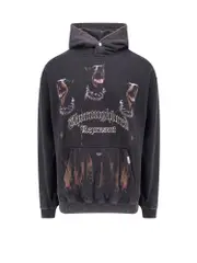 [Represent] Represent-Cotton Sweatshirt With Frontal Thoroughbred Print-Uomo L