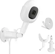 Didalo Wall Mount for Nanit Pro Baby Monitor, Adjustable Baby Monitor Charger Mount with Type-C Charging Port and 10FT Power Cable, Prevent Nanit Pro Cam from Falling Off (Camera not Included)