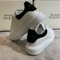 在飛比找Yahoo!奇摩拍賣優惠-二手 Alexander McQueen MCQ 黑尾麂皮厚