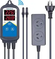 Inkbird WiFi Temperature Controller 306A 2400W (Heating Only) Aquarium Dual Relays Dual Waterproof Probes Thermometer for Fish Tank MarineSaltwater Terrarium