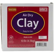 Amaco Air-Dry Modeling Clay 10lb-Terra Cotta 4630-1A