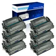 6PK CF287X Black Toner High Yield Fit for HP LaserJet M501n M501dn M506dh M506dn