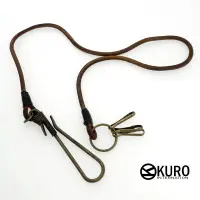 在飛比找蝦皮商城優惠-KURO-SHOP韓國進口 復古皮繩 鑰匙圈