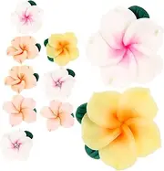 Accessories 10pcs 3d Flower Charms Polymer Clay Accessories for Hair Clip Decor Adorable Craft Ornament