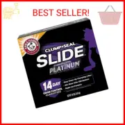 Arm Hammer SLIDE Platinum Multi-Cat Easy Clean-Up Clumping Cat Litter, 14 Days o